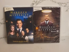 Murdoch Mysteries Complete Seasons 17-18 ( DVD Set ) New & Sealed USA