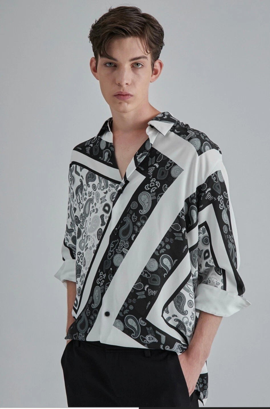 BTS official SYSTEM HOMME collaboration shirt + track image 1