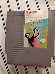 Bandai Golf Challenge Pebble Beach Nintendo Nes Authentic Complete in Box CIB 