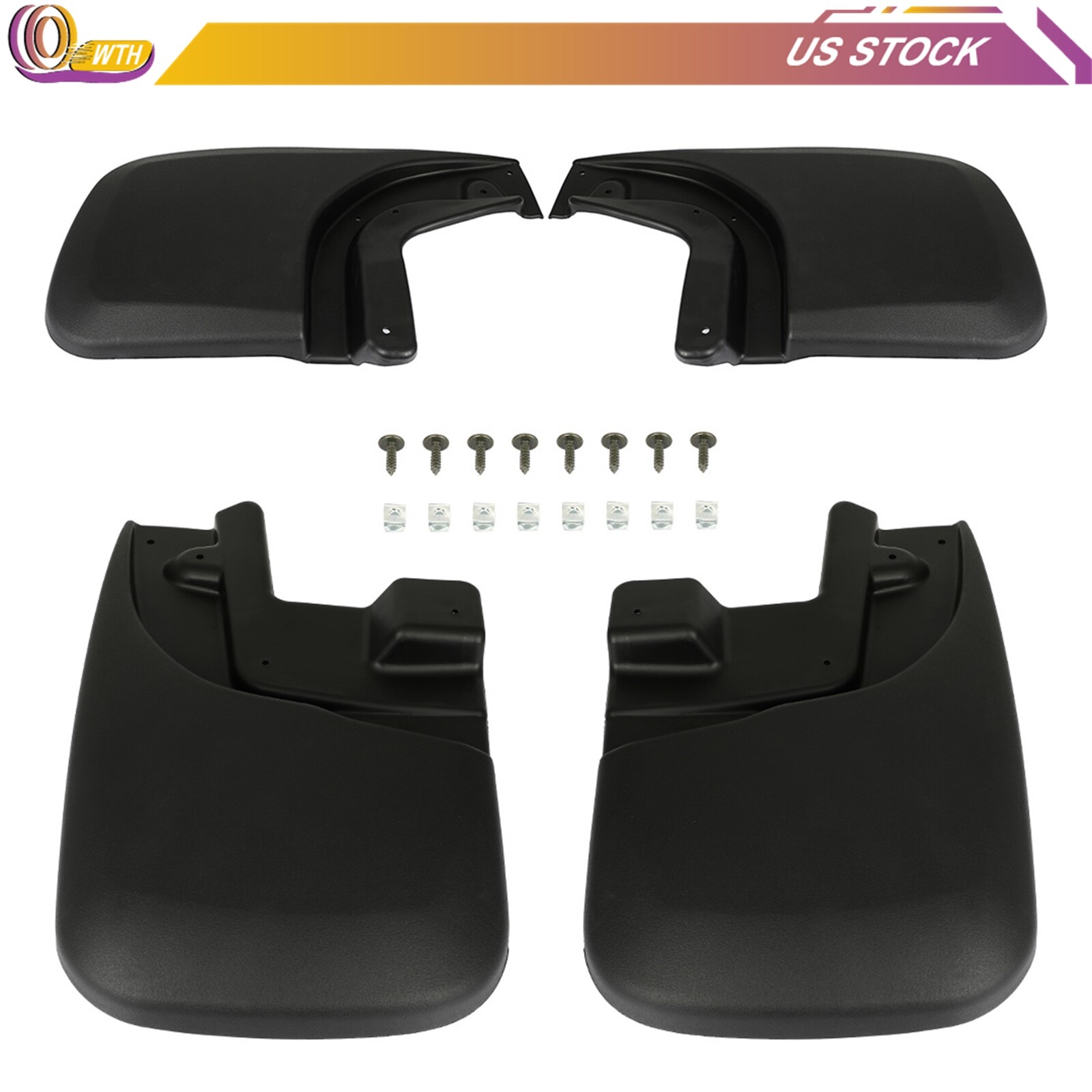 Mud Flaps For Toyota Tacoma 2005-2015 Car Splash Guard Fender Mudguards Kits Set-image