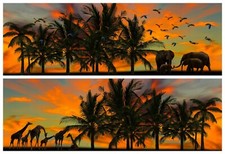 Rice Paper for Decoupage Scrapbook and Craft Safari Animals Africa 76