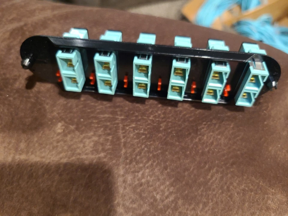 Lot Of 6 Corning CCH-CP12-E7 Closet Connector Housing CCH Panel OM3 Connectivity - Image 3 of 4