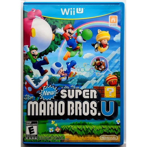 New Super Mario Bros. U - Nintendo Wii U Pristine Tested 1Y Guarantee