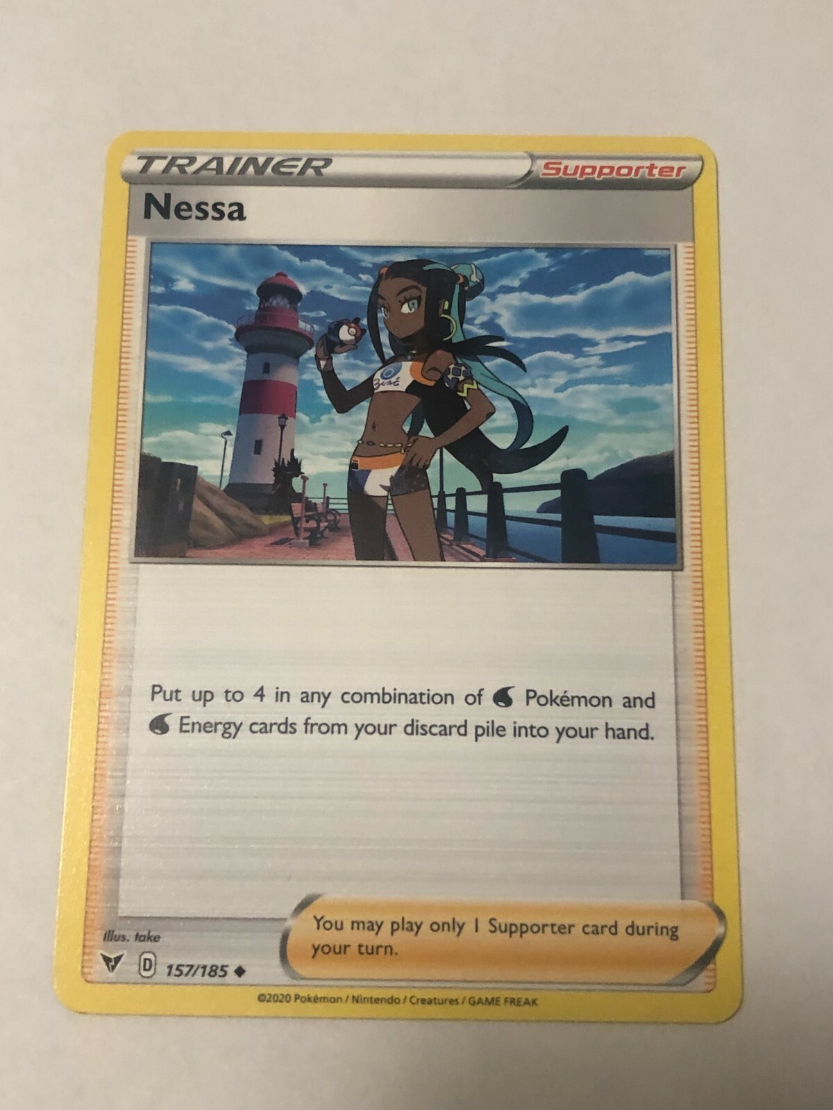 Pokemon Card Vivid Voltage 4x Nessa 157/185 Near Mint 
