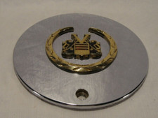 Vogue Tyre Cadillac Gold Wreath Crest Wheel Rim Center Cap 89-9190 Or 89-9190v Vogue Tyre Cadillac Gold Wreath Crest Wheel Rim Center Cap 89-9190 Or 89-9190v