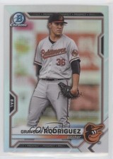 2021 Bowman Draft Chrome Refractor Grayson Rodriguez #BDC-136 0o1