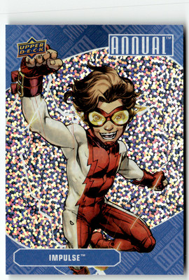 Upper Deck 2023-24 DC Annual No. 18 Impulse Silver Sparkle