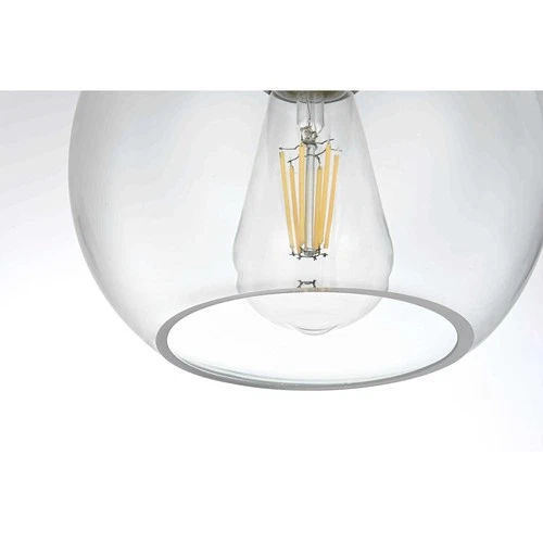 Living District LD2206SG Baxter 1 Light 8 inch Satin Gold Pendant Ceiling Light - Picture 4 of 10