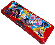 Estuche para lápices Sailor Moon SuperS de colección caja para lápices Japón raro años 90