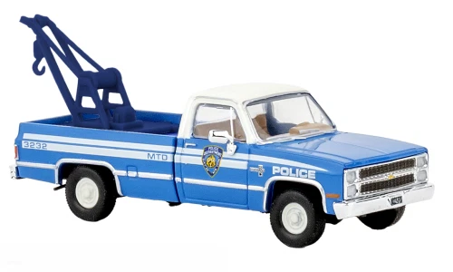 BREKINA 19672 H0 1 87 Chevrolet C 10 Pickup "NYPD-Abschleppaufbau" NEU 2026