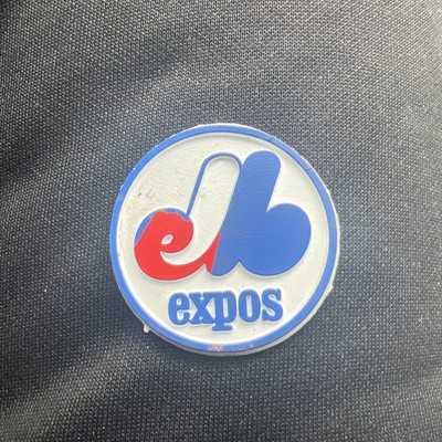 MONTREAL EXPOS Vintage  MLB RUBBER Baseball FRIDGE MAGNET 