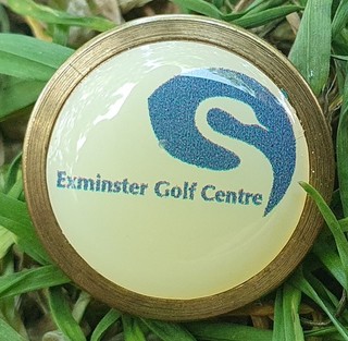 Vintage Golf Ball Marker EXMINSTER GOLF CENTRE CLUB