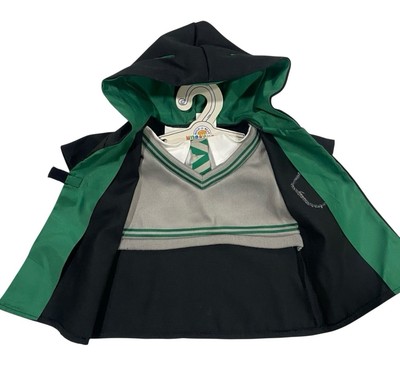 NWT Build-A-Bear Harry Potter Slytherin House Robe Uniform Outfit Hogwarts Offcl