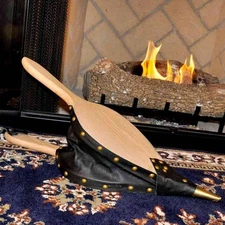 Large Twin Valve Bellow - Natural Oak