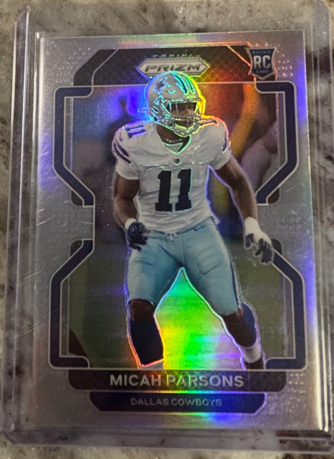 2021 Panini Prizm #382 Micah Parsons Silver RC