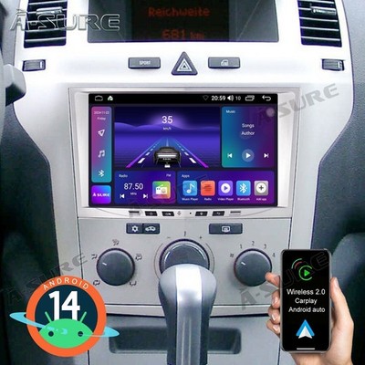 64GB Für Opel Corsa C/D Zafira B Astra G H Android15 Carplay Autoradio GPS NAVI