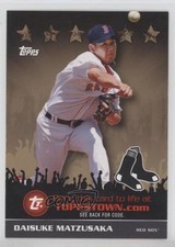 2009 Topps ToppsTown Redemption Code Cards Gold Daisuke Matsuzaka #TTT49 0d2