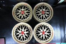 Rare Solitary Emblem Bbs Lm094 Gold 17 7.5J 45 Pcd114.3/5H 4 Pieces Set