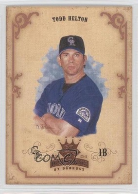 2004 Donruss Diamond Kings Bronze 52/100 Todd Helton #42 HOF 04br