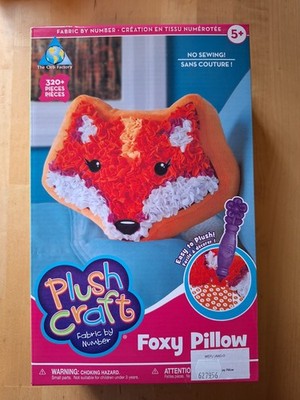 Plush Craft, Foxy Pillow, Stopfkissen, Bastelset, Stopfen Nach Zahlen, Fuchs 