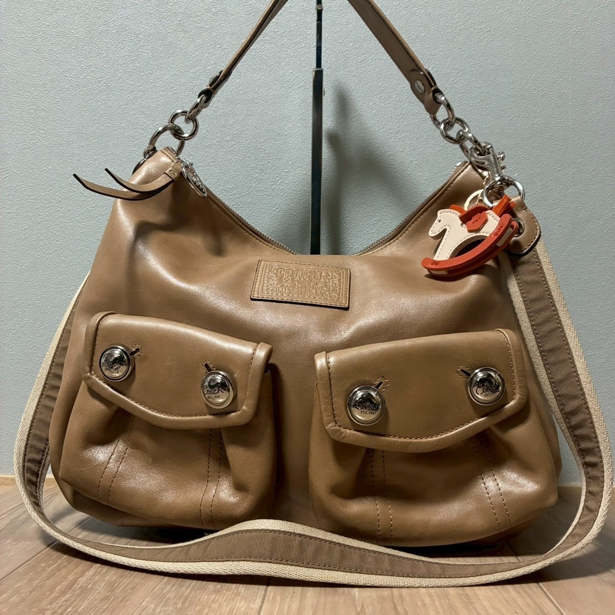 【archive】leather shoulder bag/Y2K/opium◎ leather shoulder bag Y2K archive opium DIESEL Archive 00s Studded