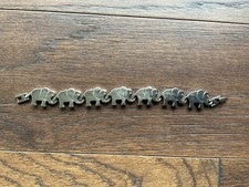 Silver Elephant Bracelet
