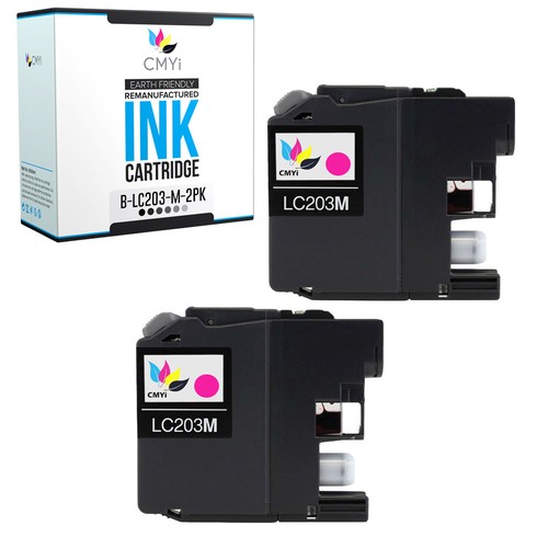 2-Pack Compatible Brother LC203M Ink Cartridge for MFC J4320DW J4420DW J5520DW - Picture 1 of 7