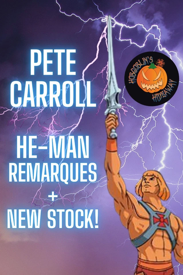 Pete Carroll He-Man Remarque Launch Show + New Comic Stock