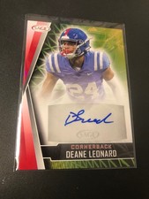 2022 SAGE High Series Deane Leonard Autograph #A-DL Red