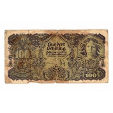 AUSTRIA 100 Schilling 1945 - VG - Pick 118