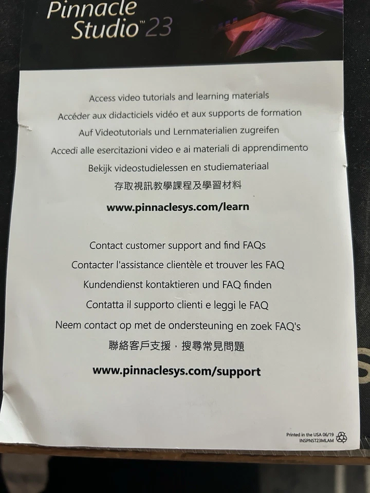 Pinnacle Studio 23 Software Flexible Video Editing Retail CD & LICENSE   USA - Image 3 of 4