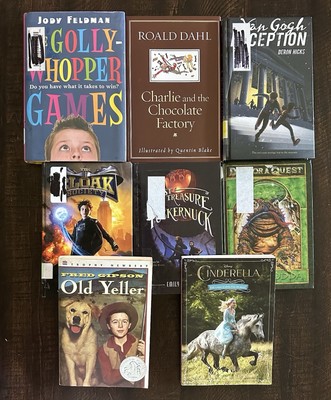 8 CHAPTER BOOKS FOR KIDS/YOUNG ADULTS Library Classroom Teacher GOOD COND- READ