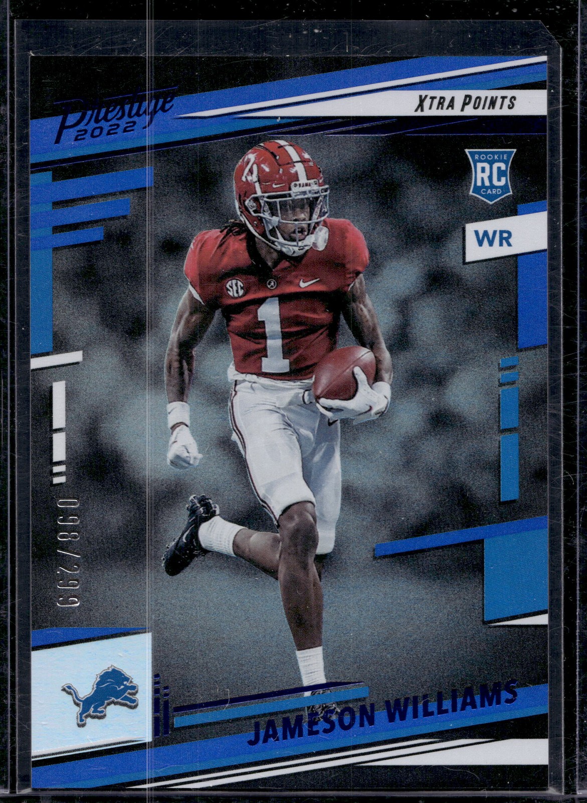 2022 Panini Prestige Jameson Williams #307 Xtra Points Blue /299