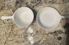 2 CorningWare Cornflower glass pan/ bowl  1 with Glass Lid — photo 2