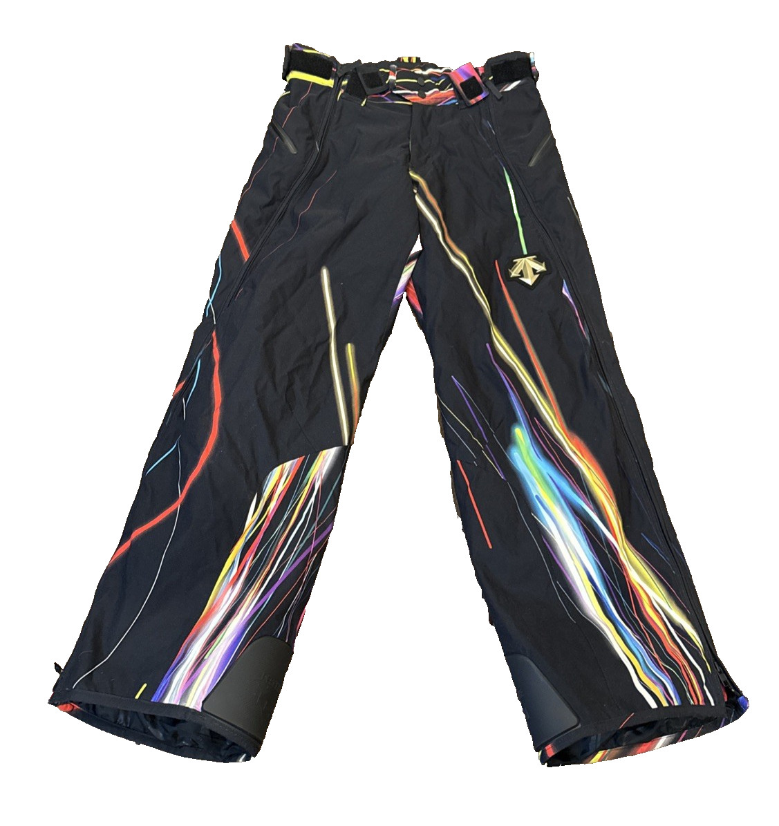 Descente Men&rsquo;s Premium Insulated Ski Pants &ndash; Black w/ Ne