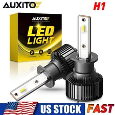 AUXITO H1 LED Bulbs Headlight Conversion Kit High Beam Low White 300% Brighter