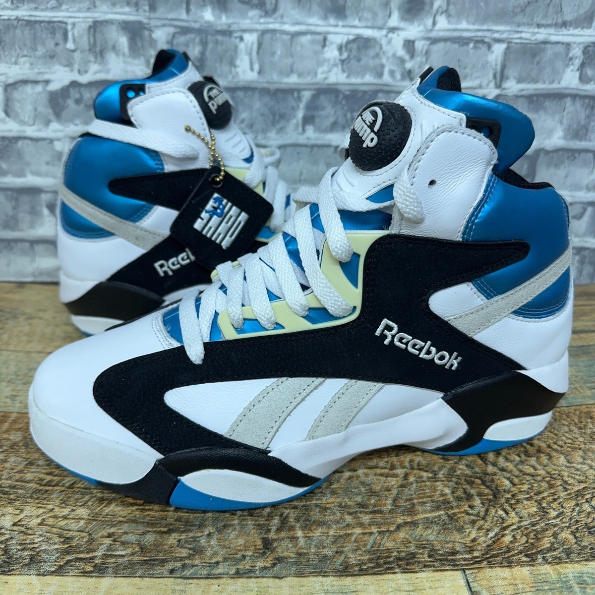 Reebok Shaq Attack Orlando Magic White Blue Black GX3881 Mens Size