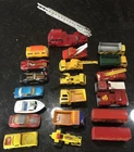 LOT OF 38 DIECAST CARS MOSTLY MATCHBOX LESNEY 1:64 SOME FOR PARTS AND REPAIR