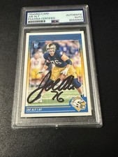 Joe Alt 2024 Score signed autograph card PSA Slab Notre Dame Irish Chargers c