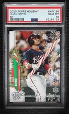 2020 Holiday WalMart Mega Box Short Print Variations Juan Soto PSA 10 GEM MT b8h
