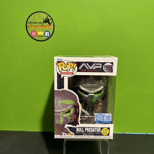 Funko Pop Vinyl Movies AVP Requiem Bull Predator Exclusive Glow in the Dark