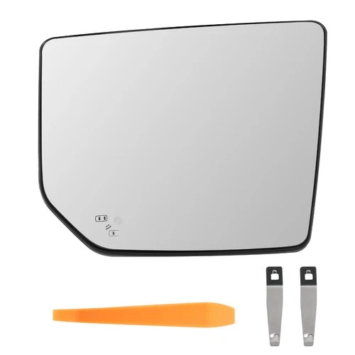 LH Left  Mirror Glass Heated Blind Spot Side For Ford F150 2015 2016 2017-2021