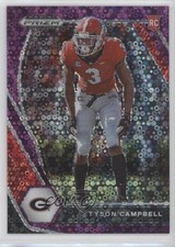 2021 Panini Prizm Draft Picks Purple Circles 47/50 Tyson Campbell #155 0lt3