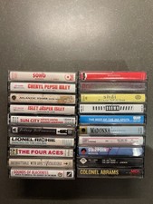 20 Lot /R B Cassette Tapes 70s/ 80s/90s madonna, Bobby, Lionel, Gill, Shai 