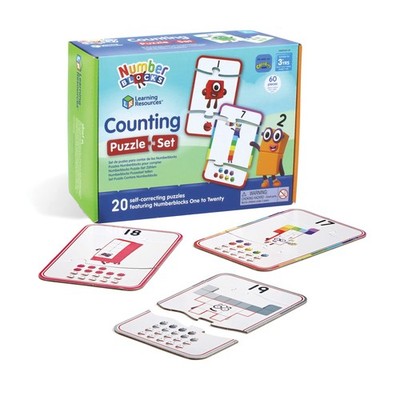 Learning Resources Numberblocks Puzzle-Set Zählen, Zählen lernen im Zahlenraum 1