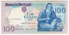 1985 Portugal 100 Escudos 70370 Paper Money Banknotes Currency