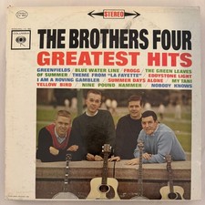 THE BROTHERS FOUR &ndash; GREATEST HITS - VINYL LP BLACK CS8603 COLUMBIA - VG+ - A19