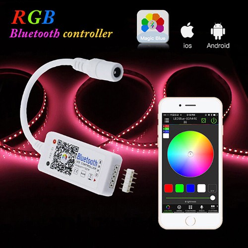 Mini Bluetooth/Wifi LED Controller&Remote'For 5050 3528 RGB/RGBW LEDStrip U F❤J - Picture 4 of 11