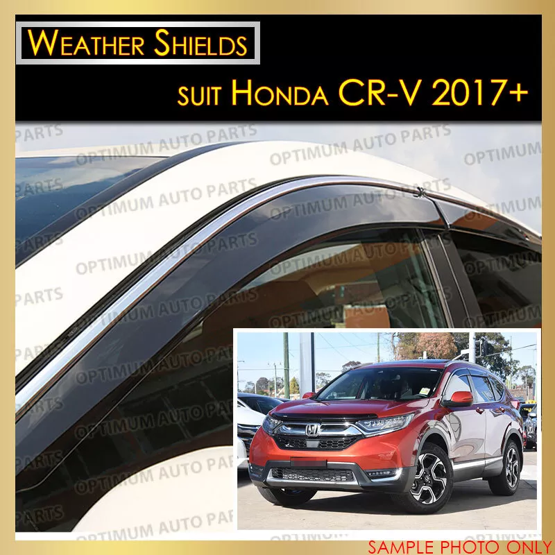 Weather shield Window Visor Weathershields Chrome for Honda CR V CRV 2017 2022