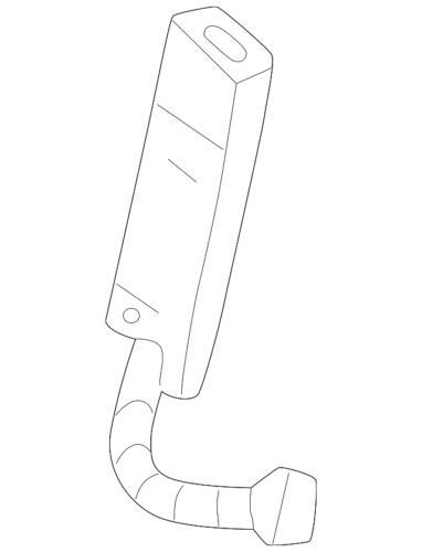 Hebilla de cinturón de seguridad izquierda para Ford F-250 Super Duty 1999-2001 (P/N F81Z-2561203-JJJ)